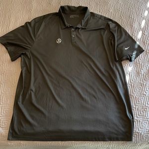 Nike Golf polo shirt with Mercedes-Benz logo stitched